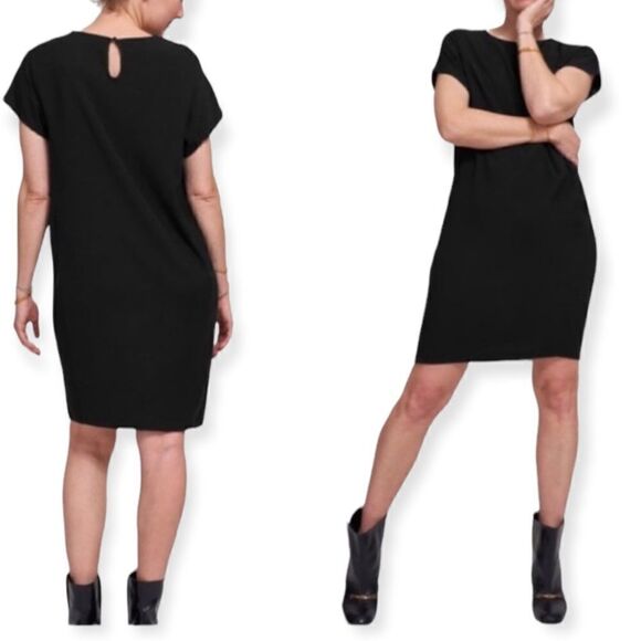 NWT Universal Standard Luxe Isabelle Shift Dress MEDIUM PETITE - Picture 8 of 9